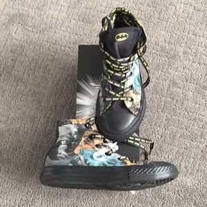 Youth Converse Batman High Top Sneakers